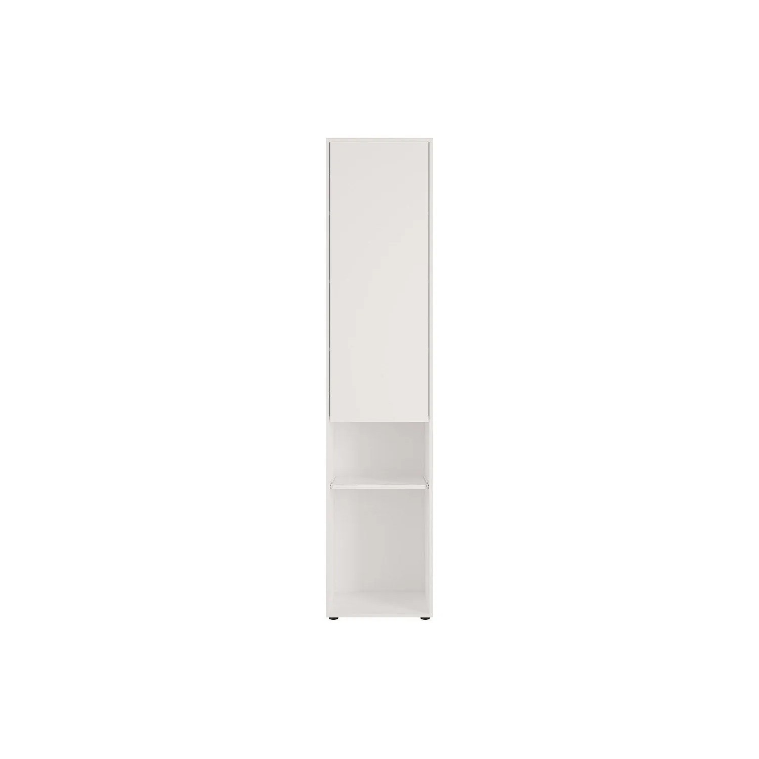 Vente-unique Kleiderschrank Movelino Weiß 50 cm