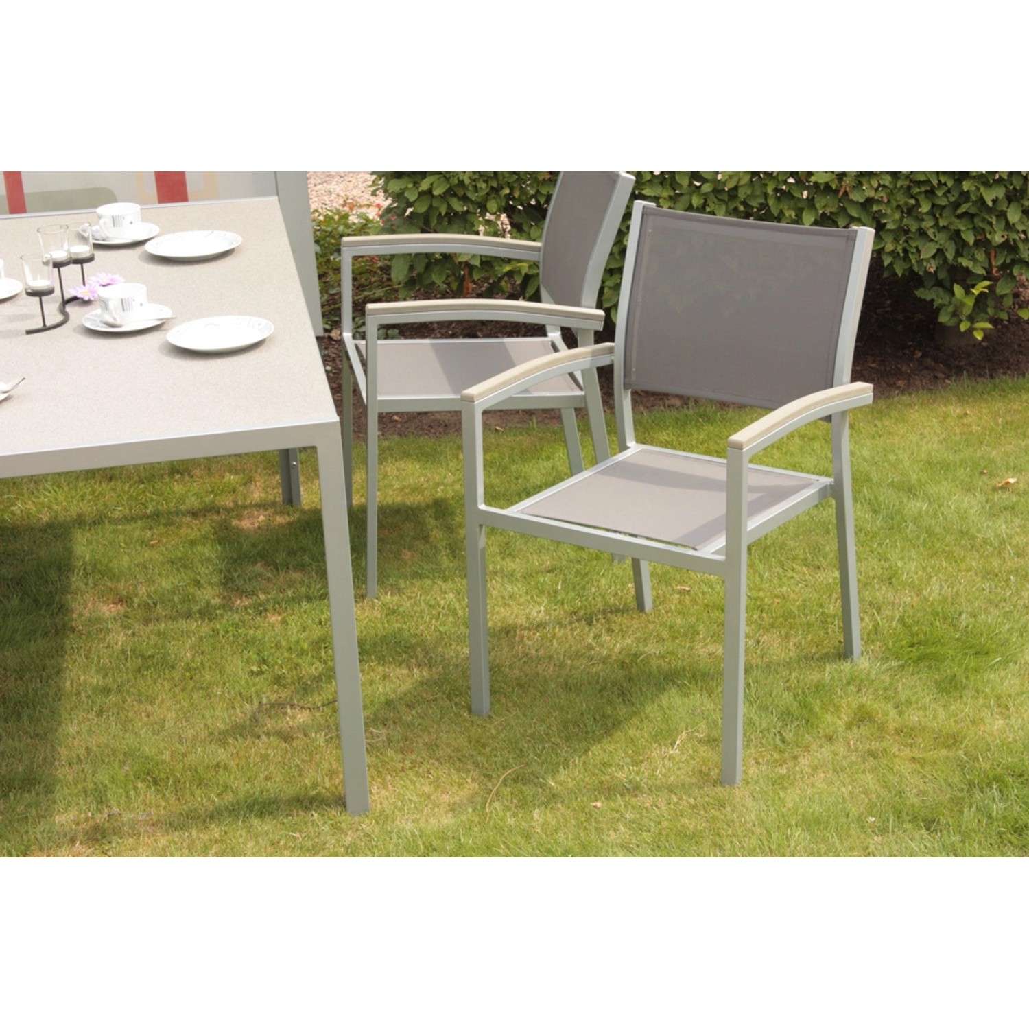 Garden Pleasure GartenmöbelSet Grace 7teilig Grau kaufen bei OBI