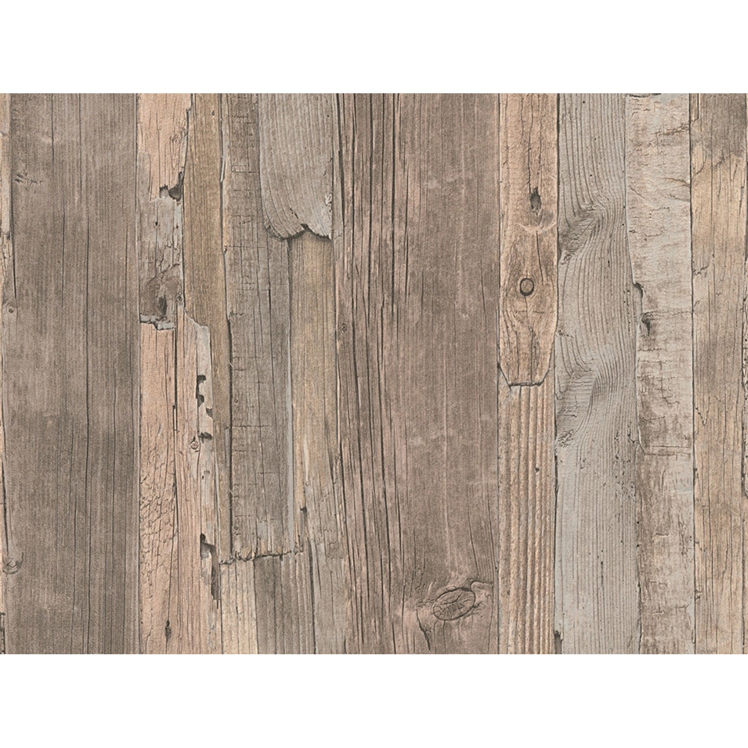 A.S. Creation Vliestapete Decoworld Holz Hellbraun FSC®