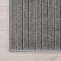 Silberner Kurzflorteppich Ayyildiz Nova (280x370 cm) mit 3D-Relief und skandinavischem Design.