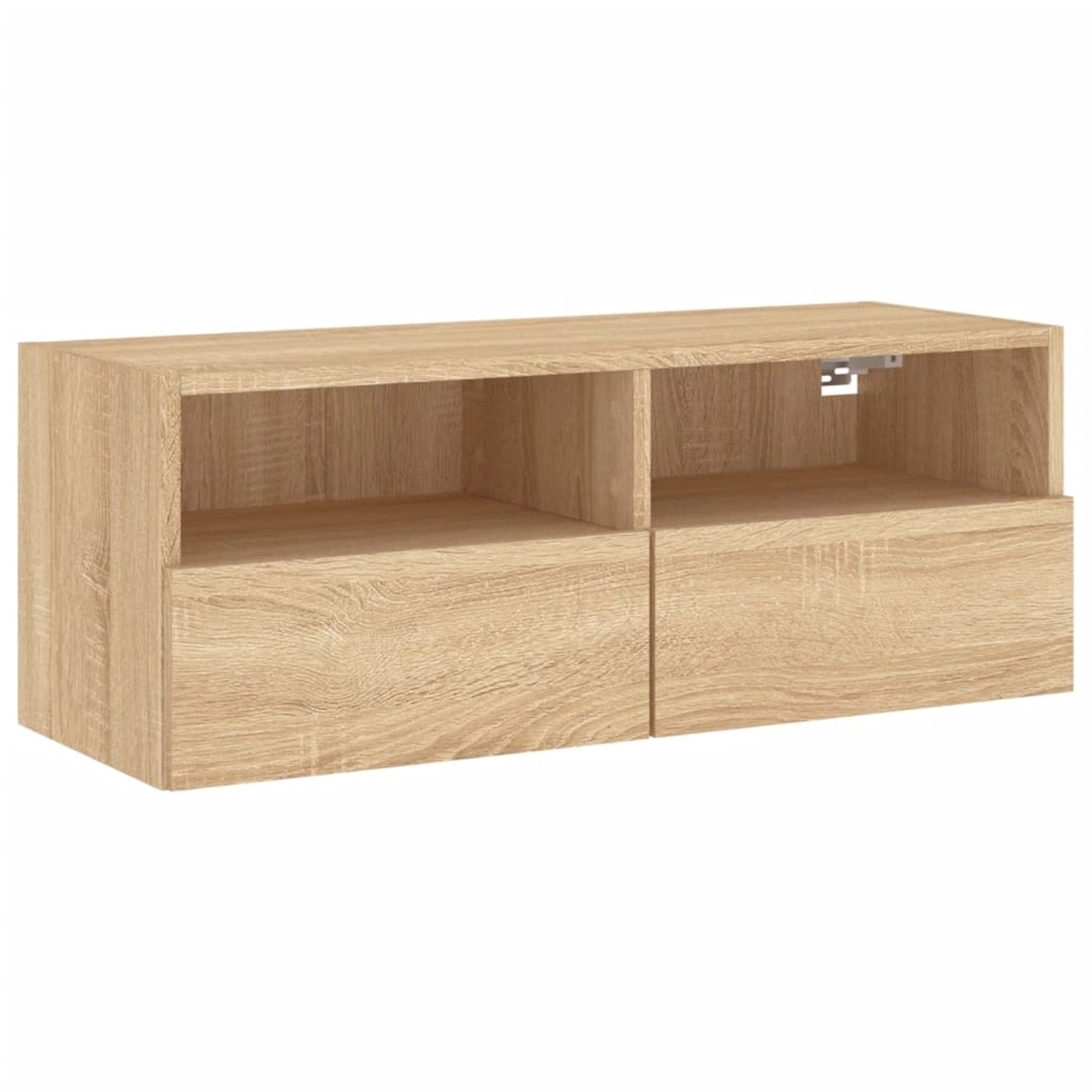 vidaXL TV-Wandschrank Sonoma-Eiche 80x30x30 cm Holzwerkstoff günstig online kaufen