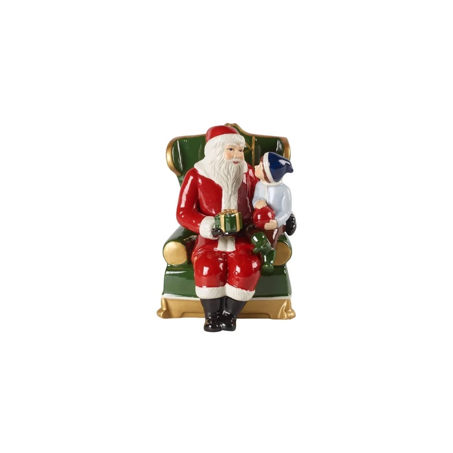 Villeroy & Boch Christmas Toys Santa auf Sessel