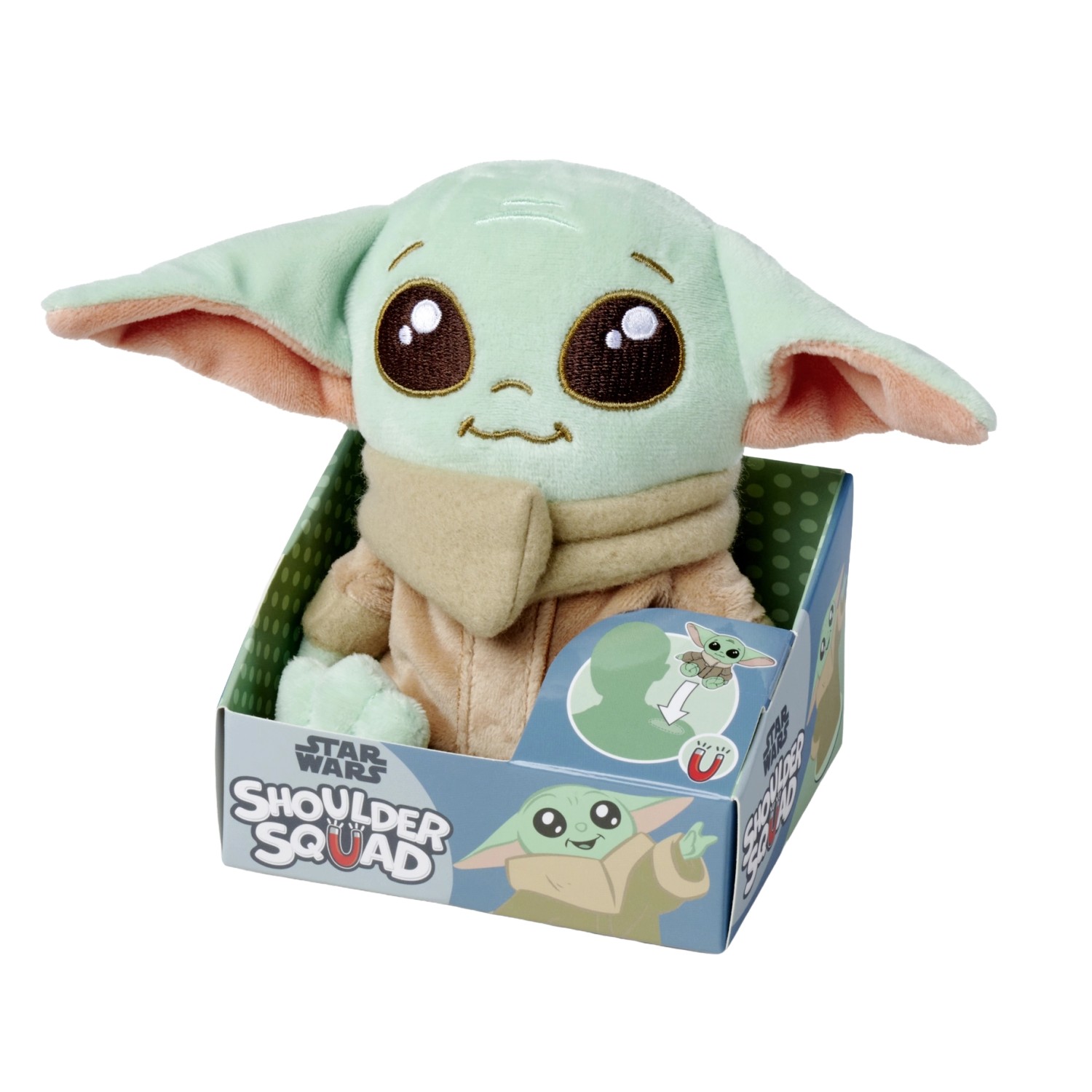 Disney Plüschfigur Grogu Schulterplüsch 12 cm Grün günstig online kaufen