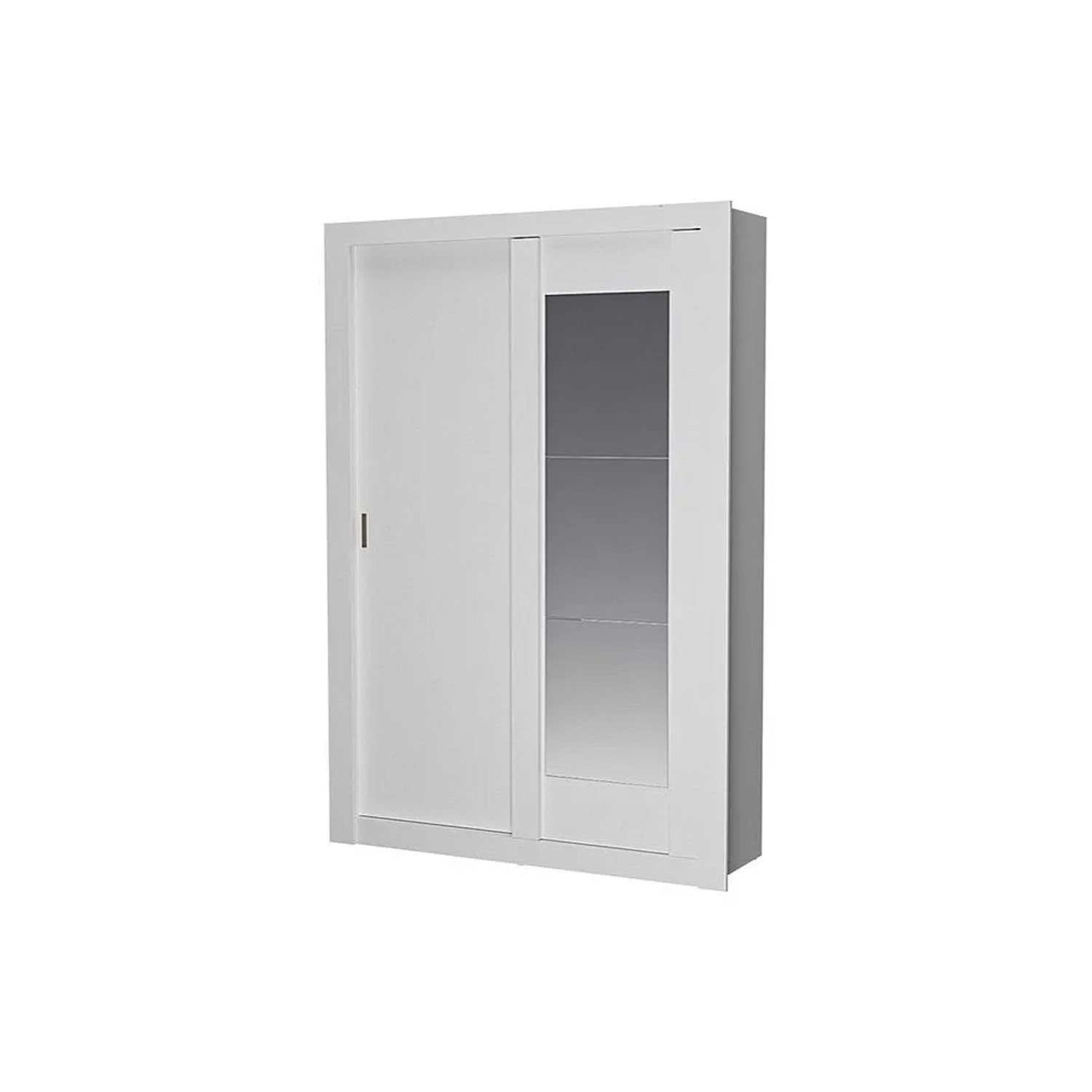 Vente-unique Kleiderschrank Petteri Weiß 152.4 cm