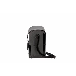 Schwarze PARAT TOP-LINE Mini Werkzeugtasche aus Leder mit Tragegurt.