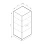 Vicco Vorratsschrank R-Line Weiß Hochglanz 60 x 143_3