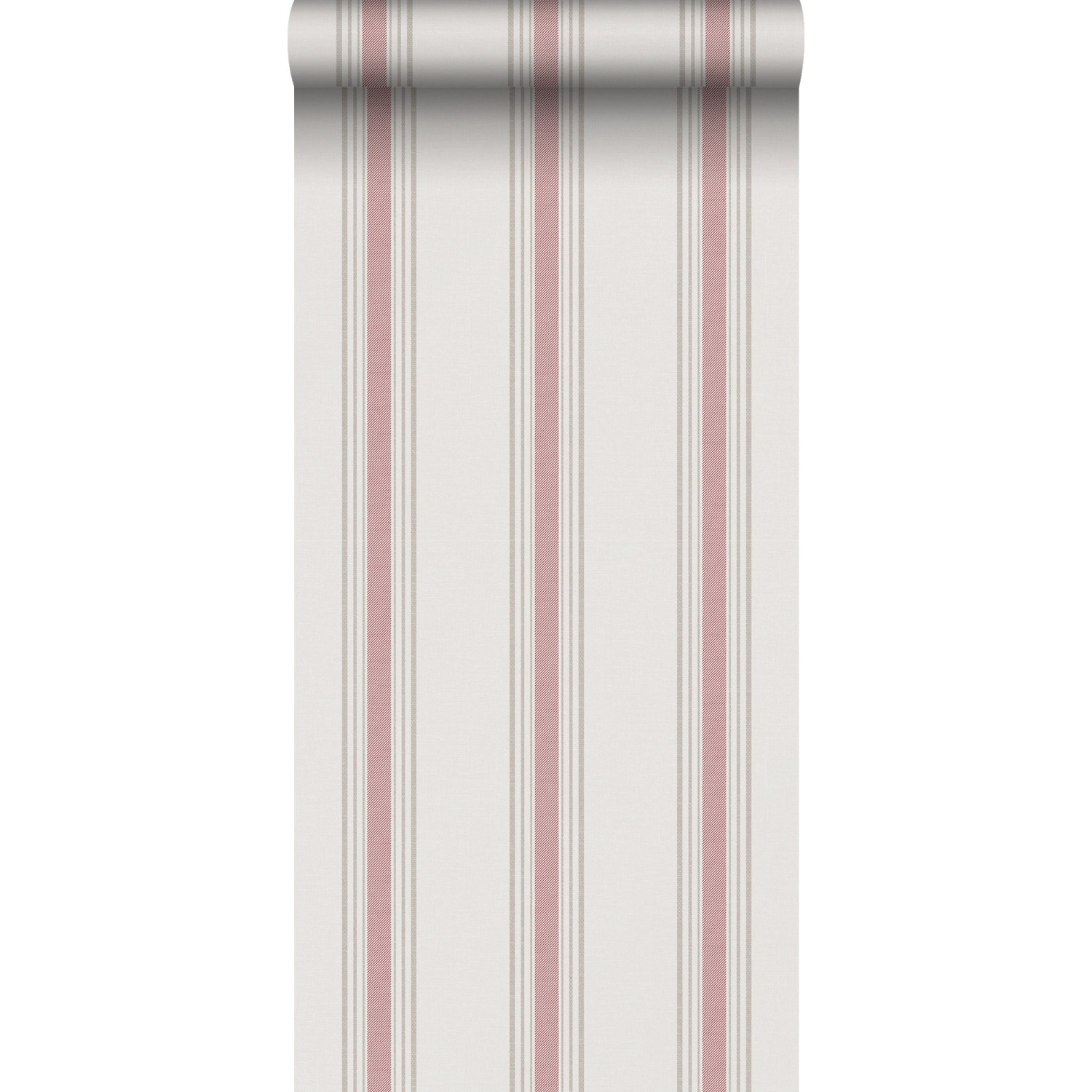 Sanders & Sanders Tapete Streifen Rot und Grau 53 cm x 10.05 m günstig online kaufen