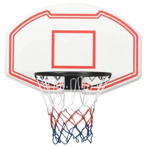 vidaXL Basketballkorb Weiß 90x60x2 cm Polyethylen 93663