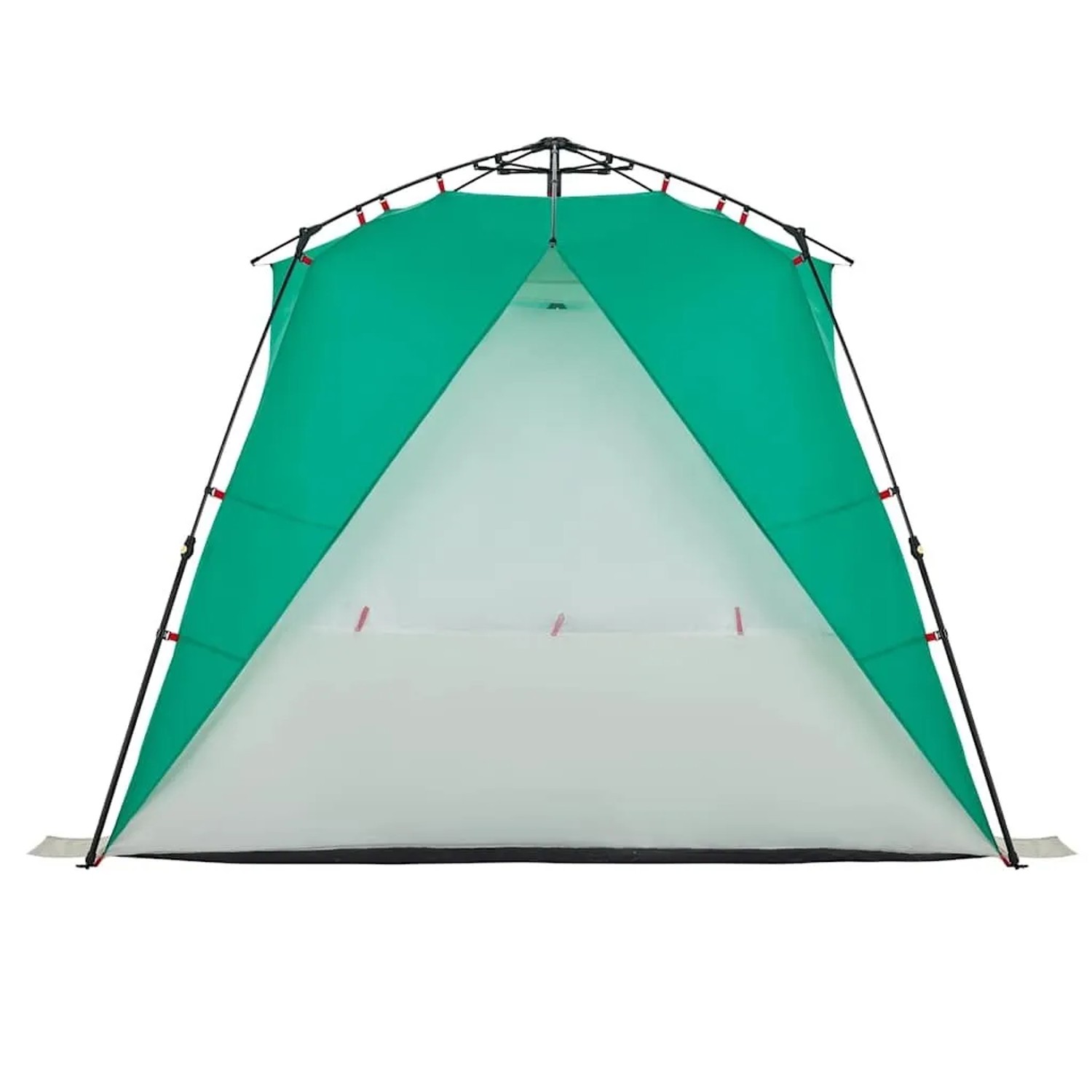 vidaXL Strandzelt 4 Personen Seegrün Quick Release Wasserdicht 4005306_10