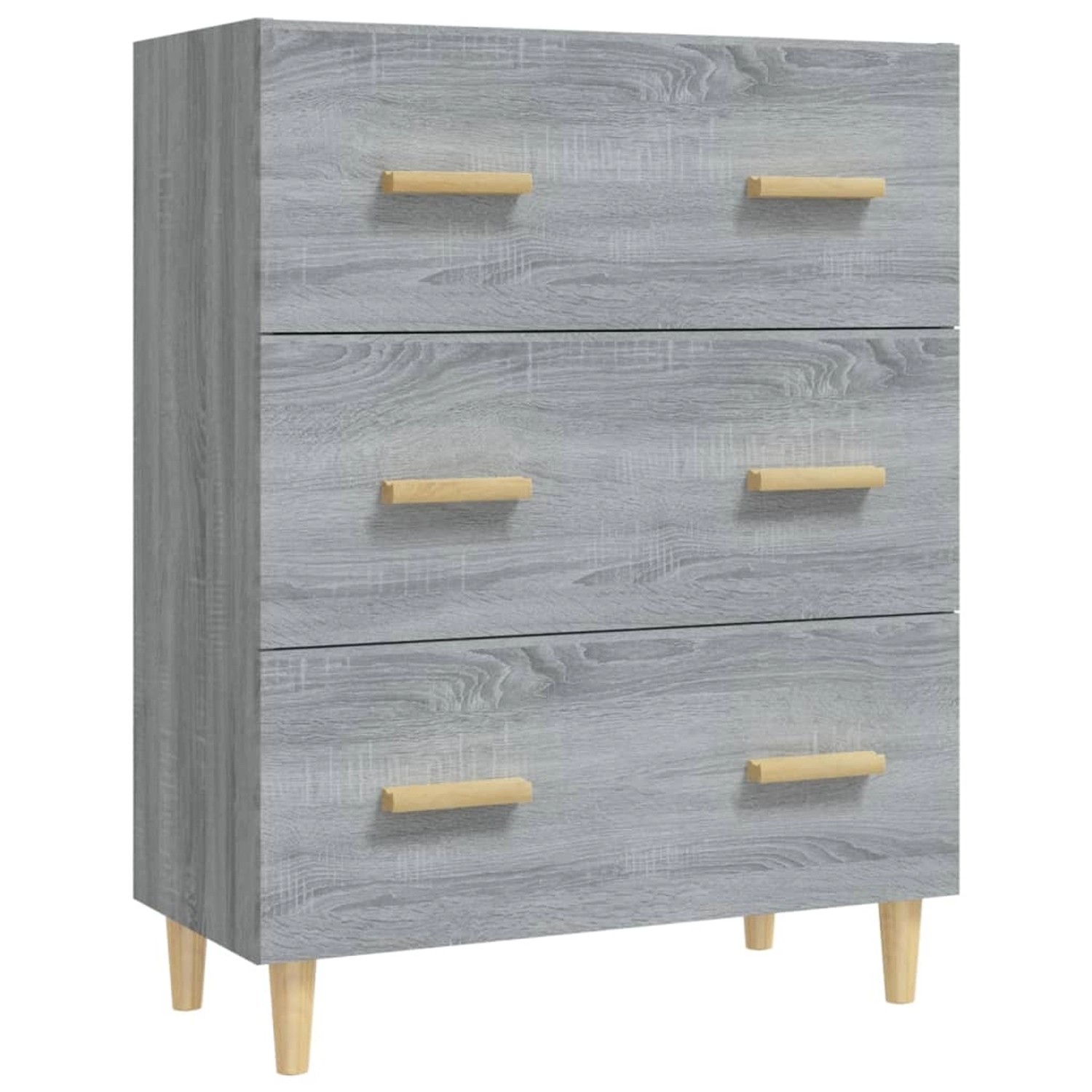 vidaXL Sideboard Grau Sonoma 70x34x90 cm Holzwerkstoff 817346 günstig online kaufen