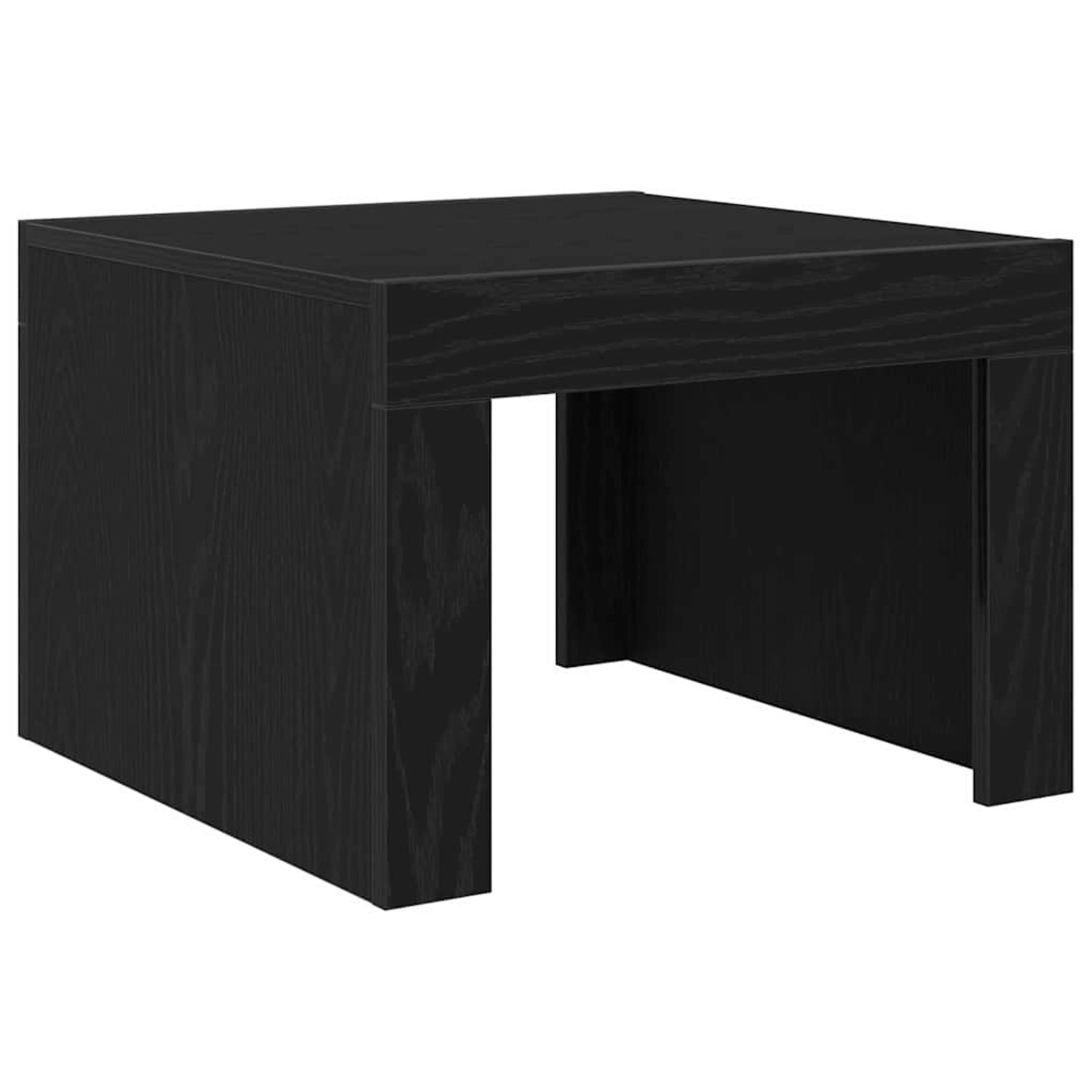 vidaXL Couchtisch Schwarz Eichen-Optik Holzwerkstoff 875033