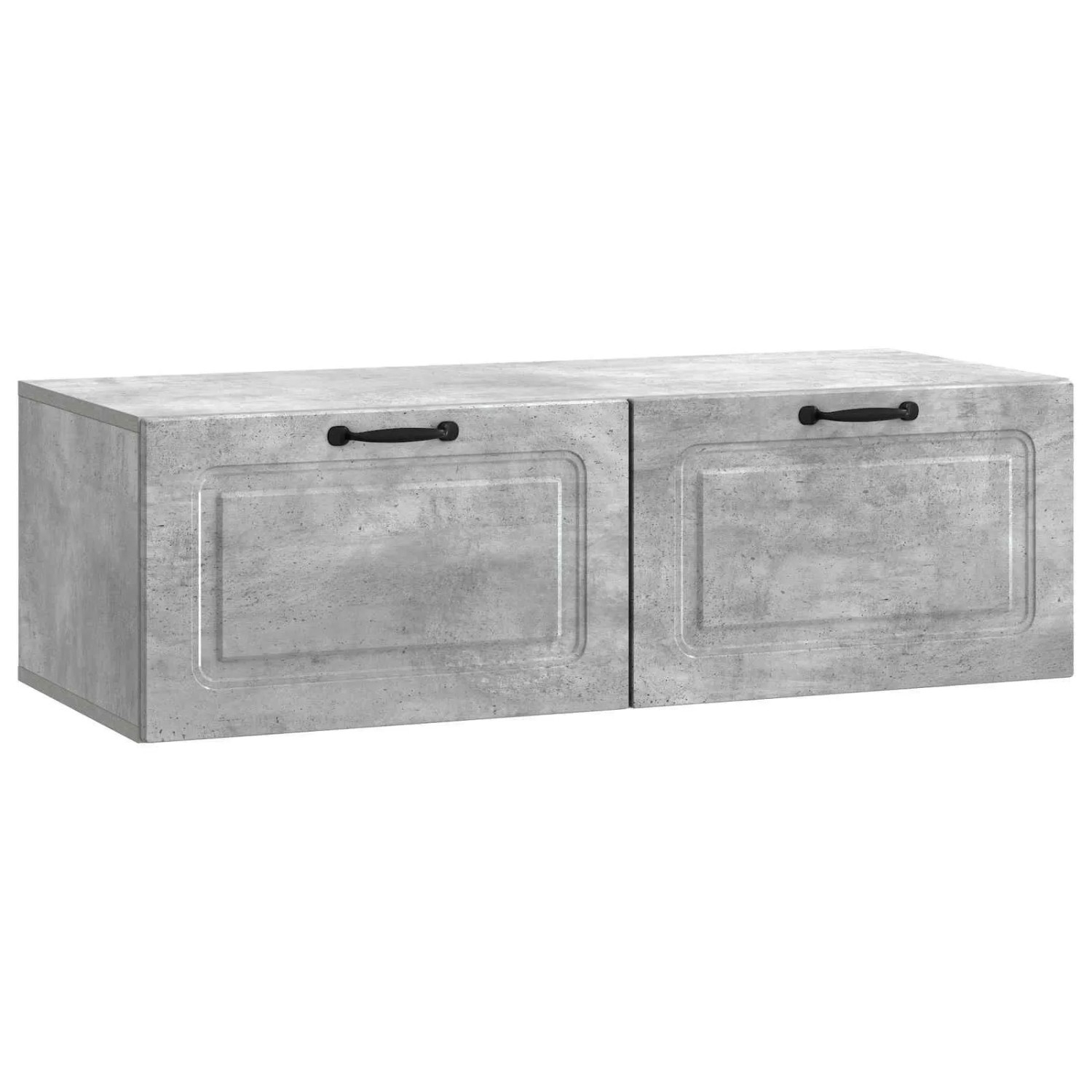 vidaXL Wandmontierter TV-Schrank Betongrau 98 x 41 x 30 cm 899378
