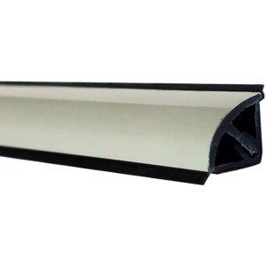 Weiße, selbstklebende Multifunktionsleiste Hi4, 14x14 mm, 2500 mm lang.