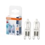Osram Halogen G9 Leuchtmittel 40W, Röhrenform, 2er-Pack für Backöfen.