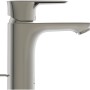 Ideal Standard Waschtischarmatur Connect Air in Silver Storm, seitliche Ansicht.