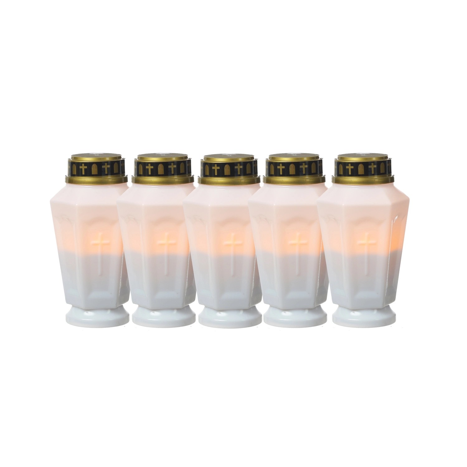 Marelida LED Grablicht Grabkerze Grableuchte Orange Flackernd Timer H  15,5 günstig online kaufen