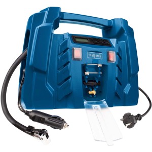 Scheppach Airforce 5 Kompressor: Mobiler 8 bar Kompressor mit Zubehör für Auto, Fahrrad, Bälle.