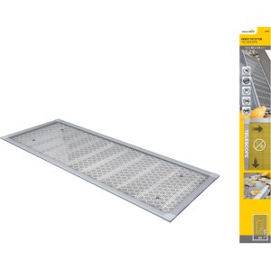 Schellenberg Lichtschachtabdeckung, teleskopierbar, 60x120cm, Insektenschutz für Kellerschächte.