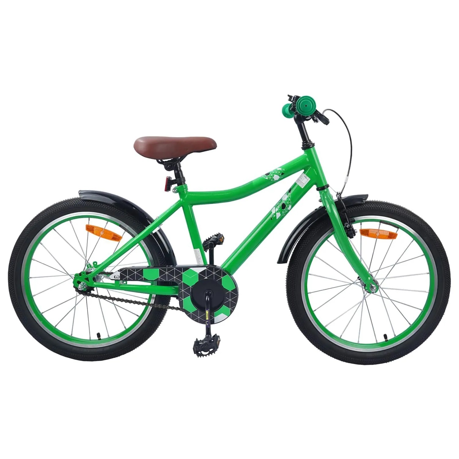 vidaXL Kinderfahrrad 20 Zoll für 6-11 Jahre Alt Grün 42009531