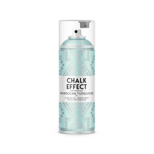COSMOS LAC Kreidefarbe Spray Chalk Effect  Hochwertige Chalky Kreidesprühfarbe Farbspray  Spray Paint Farbe Moroccan Turquoise