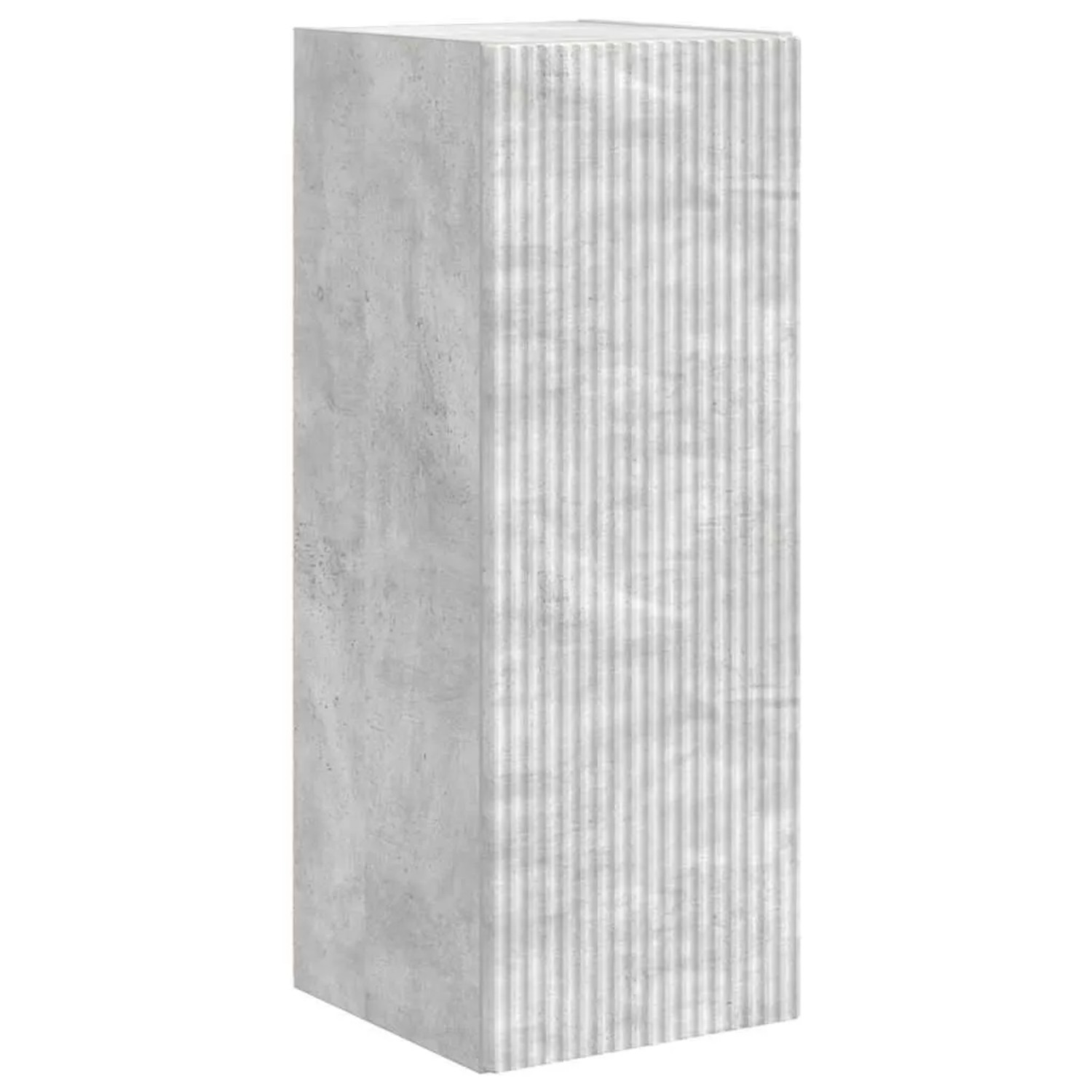 vidaXL TV-Wandschrank Wandmontiert Beton 30 x 31 x 80 cm Holzwerkstoff 892295