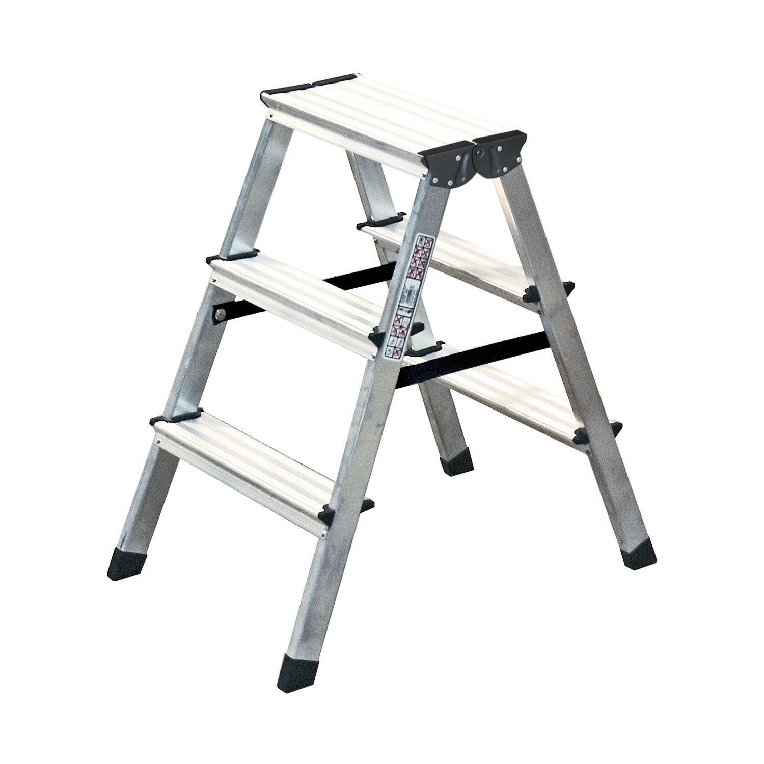 Krause Dopplo Stufen-Doppel-Leiter 2 x 3 Stufen