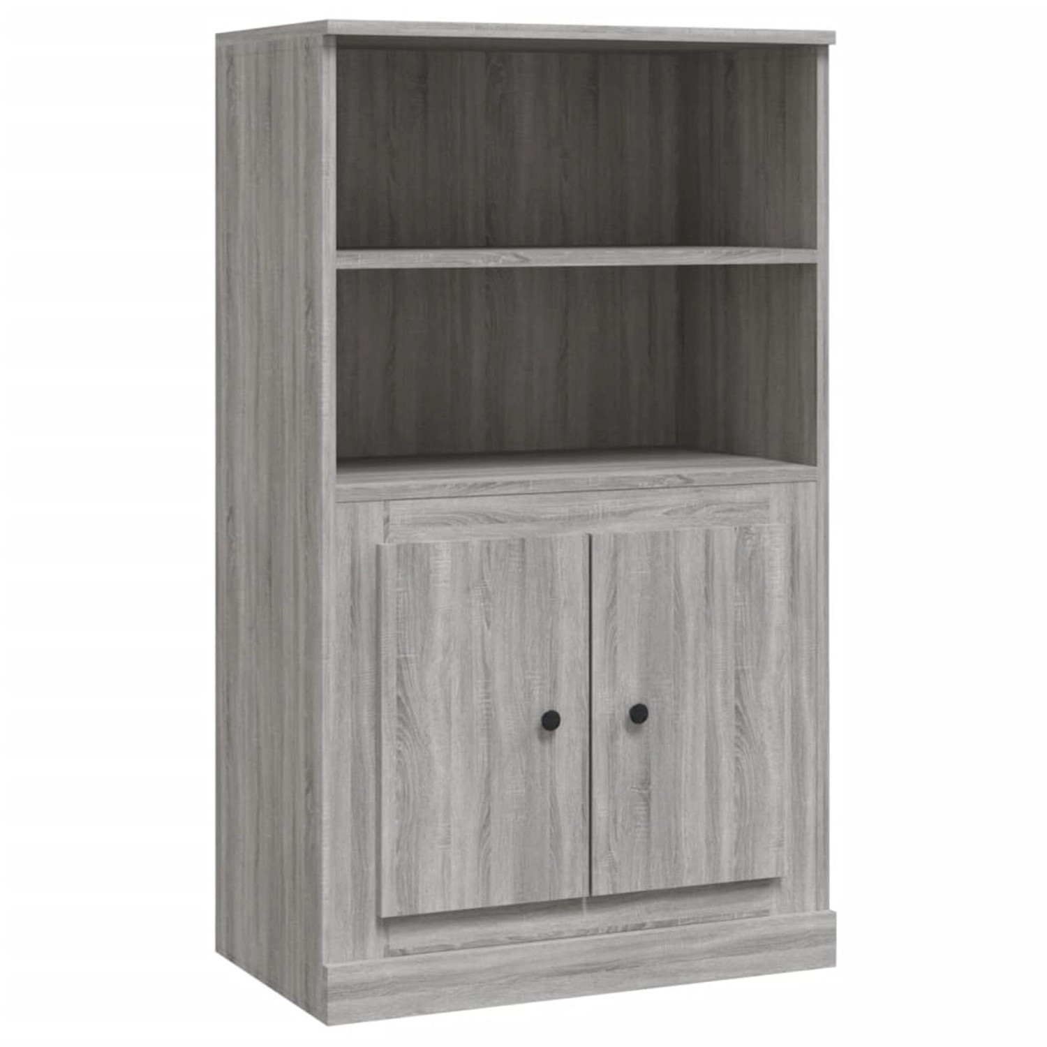 vidaXL Highboard Grau Sonoma 60x35,5x103,5 cm Holzwerkstoff 816318