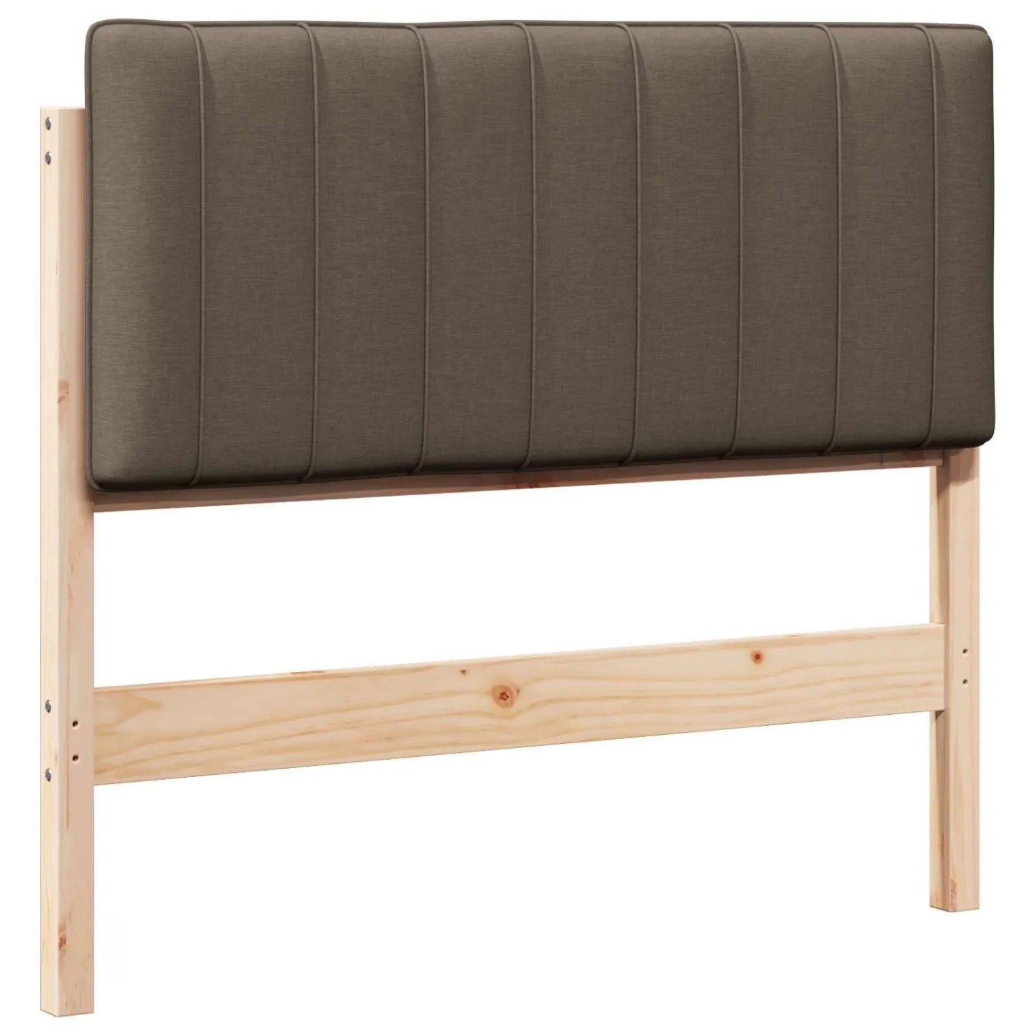 vidaXL Gepolstertes Kopfteil mit Kopfteil Braun und Taupe 100 cm 880196