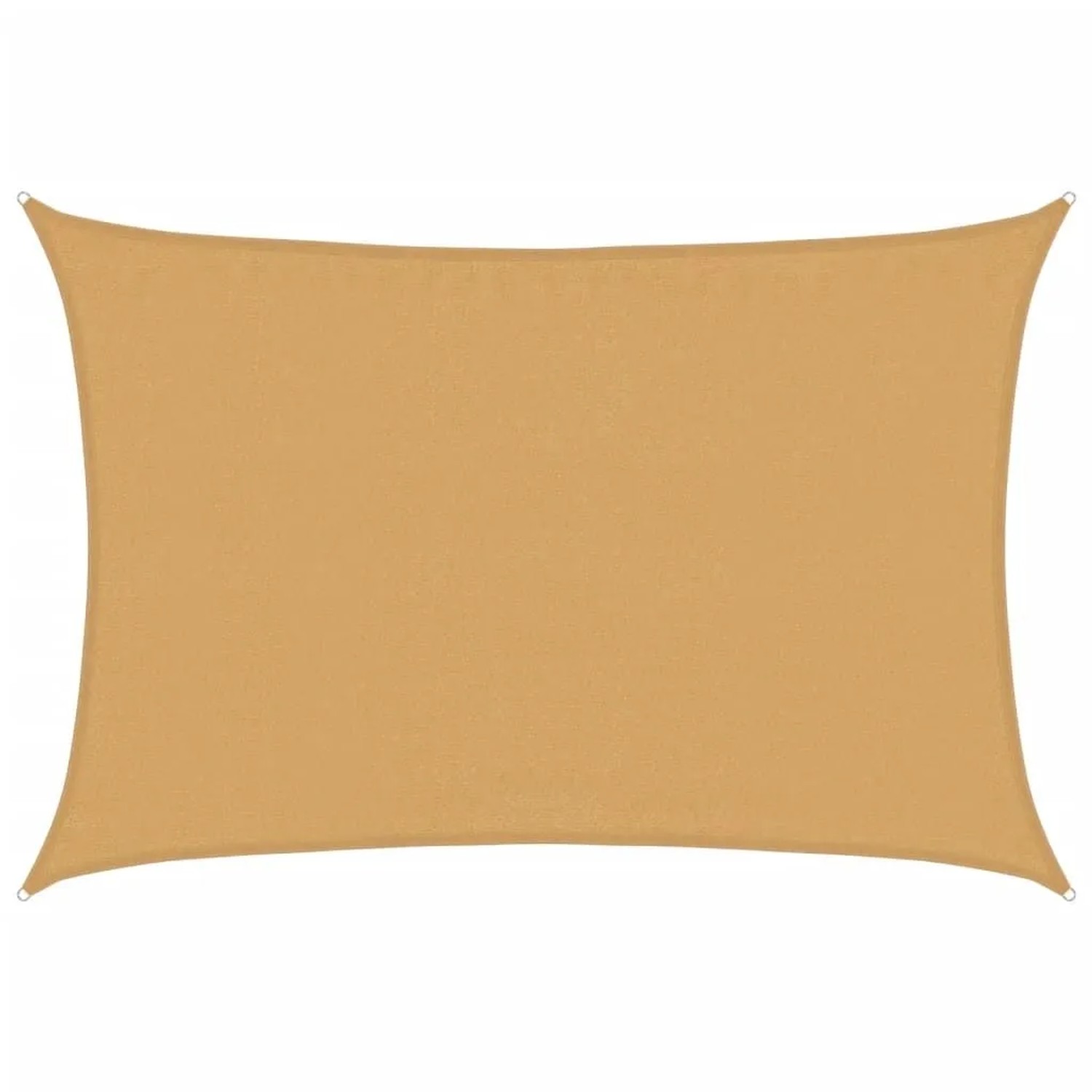 vidaXL Sonnensegel 160 g/m² Rechteckig Sandfarben 3,5x5 m HDPE 4002044