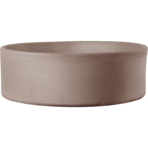 Deroma Modul'O Pflanzschale, Ø 17,9 cm, Grafit, aus Terrakotta.