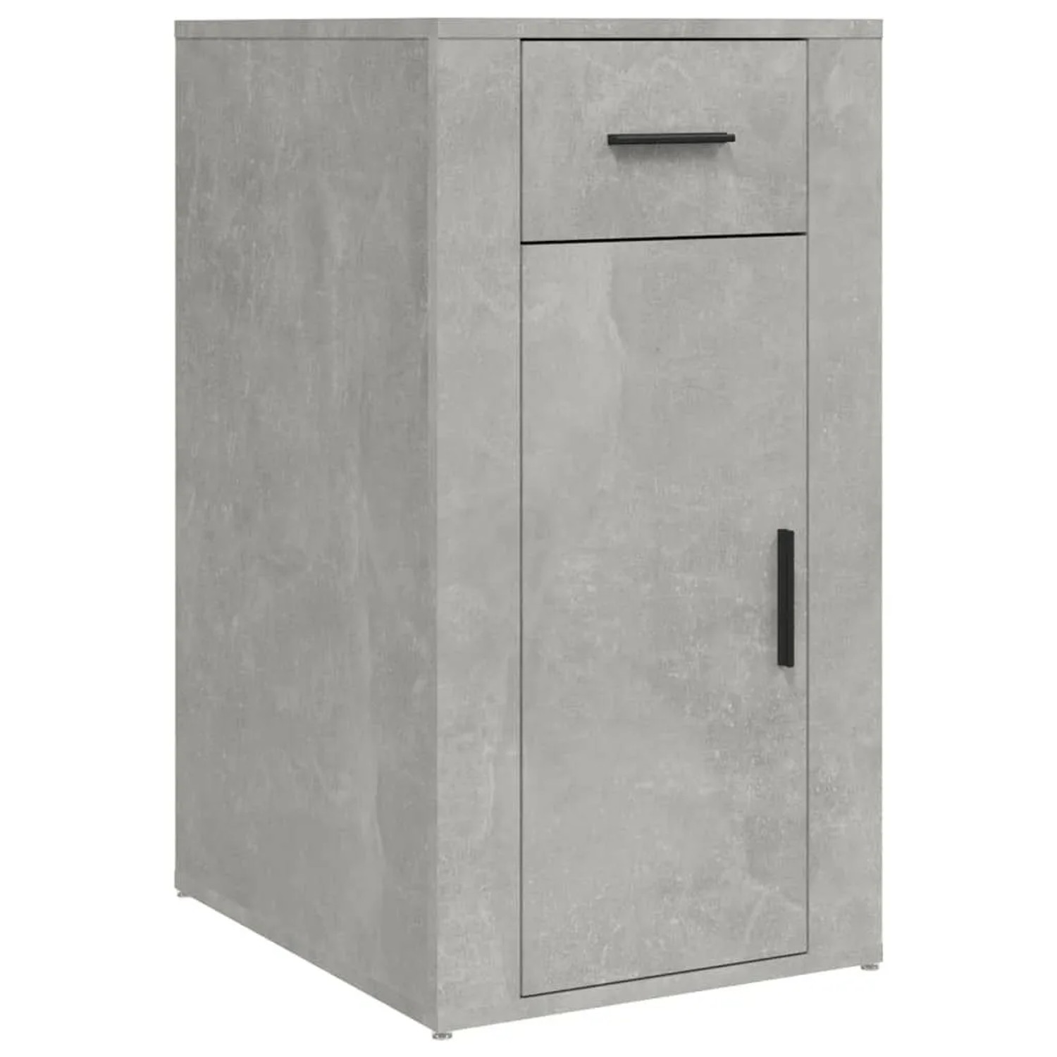 vidaXL Büroschrank Betongrau 40x49x75 cm Holzwerkstoff 816796