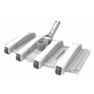 Summer Fun Poolsauger Flexibel mit Rollen und Bürsten für die Poolreinigung.