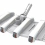 Summer Fun Poolsauger Flexibel mit Rollen und Bürsten für die Poolreinigung.