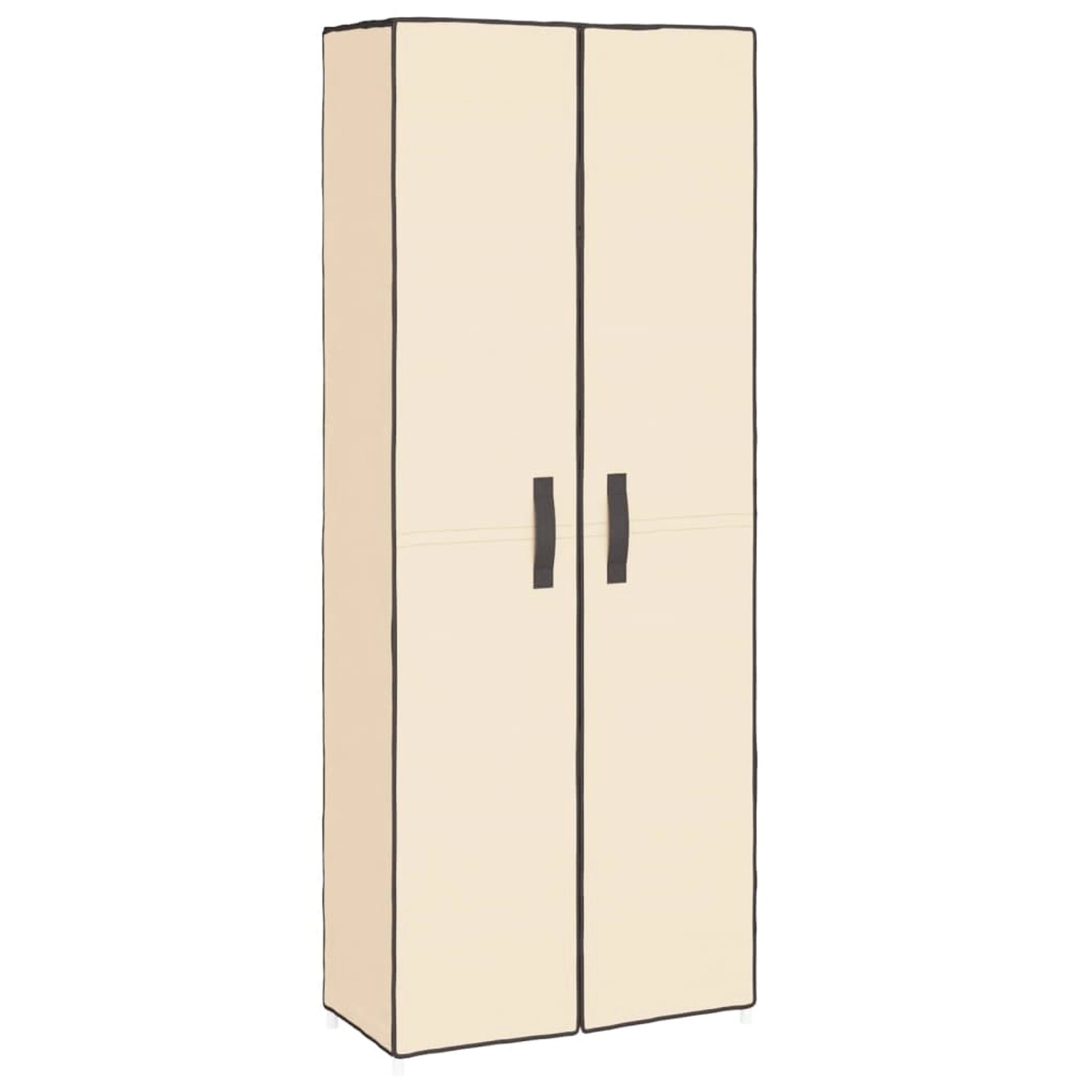 vidaXL Schuhschrank Creme 60x30x166 cm Stoff 337260 günstig online kaufen