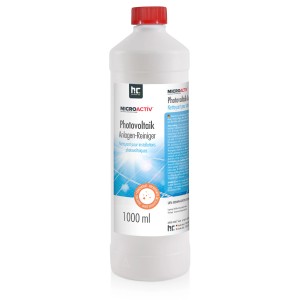 Microactiv Photovoltaikanlagen Reiniger, 1 Liter Flasche für die Reinigung von Solaranlagen.