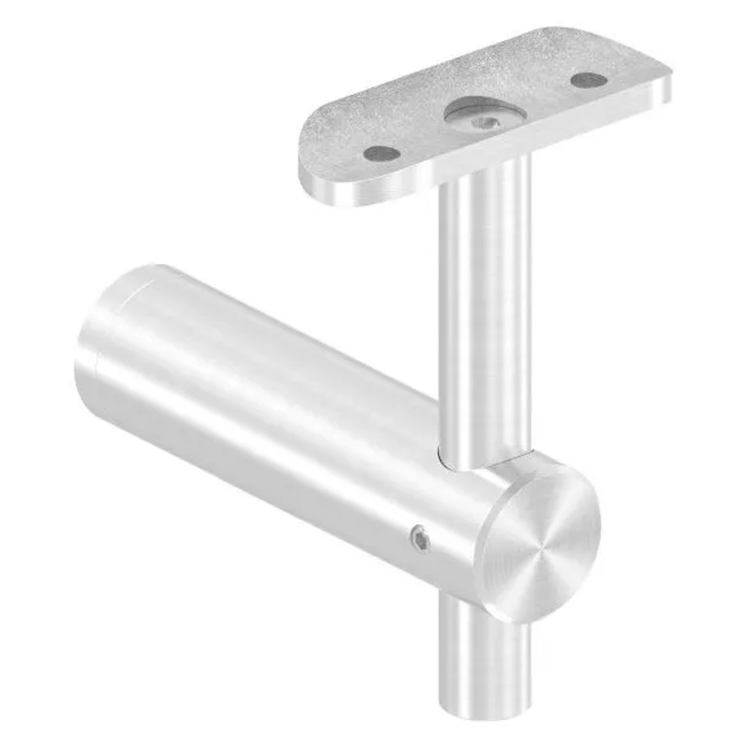 FeNau Handlaufhalter V2A Für Rohr 42,4 mm Wandabstand 80 mm Zum Anschrauben