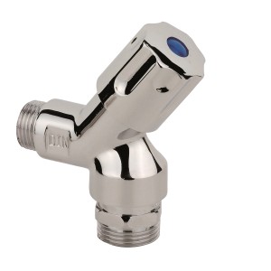 Kirchhoff GA-Wandventil, Chrom, 21 mm x 26,4 mm, Eckventil für Geräteanschluss.