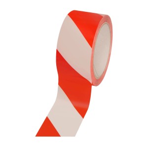 Conacord Warnband, selbstklebend, 50mm, 66m, rot-weiß, aus Polypropylen.