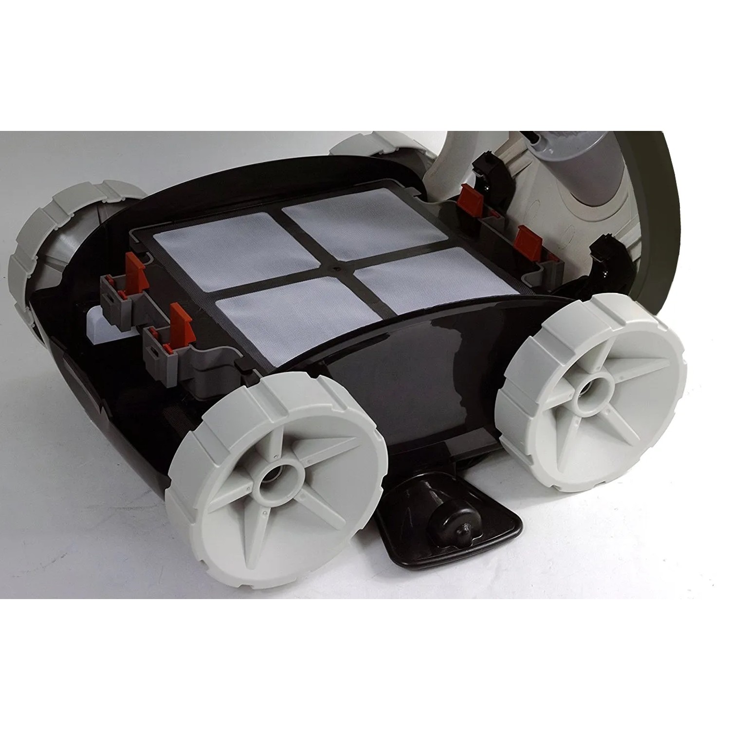 Interline Poolroboter Jellyfish 5220 mit Filterkartusche und Rädern für die Poolreinigung.