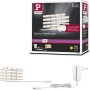 Paulmann SimpLED COB LED-Streifen Komplettset, 1,5 m, warmweiß, mit Netzteil und Zubehör.