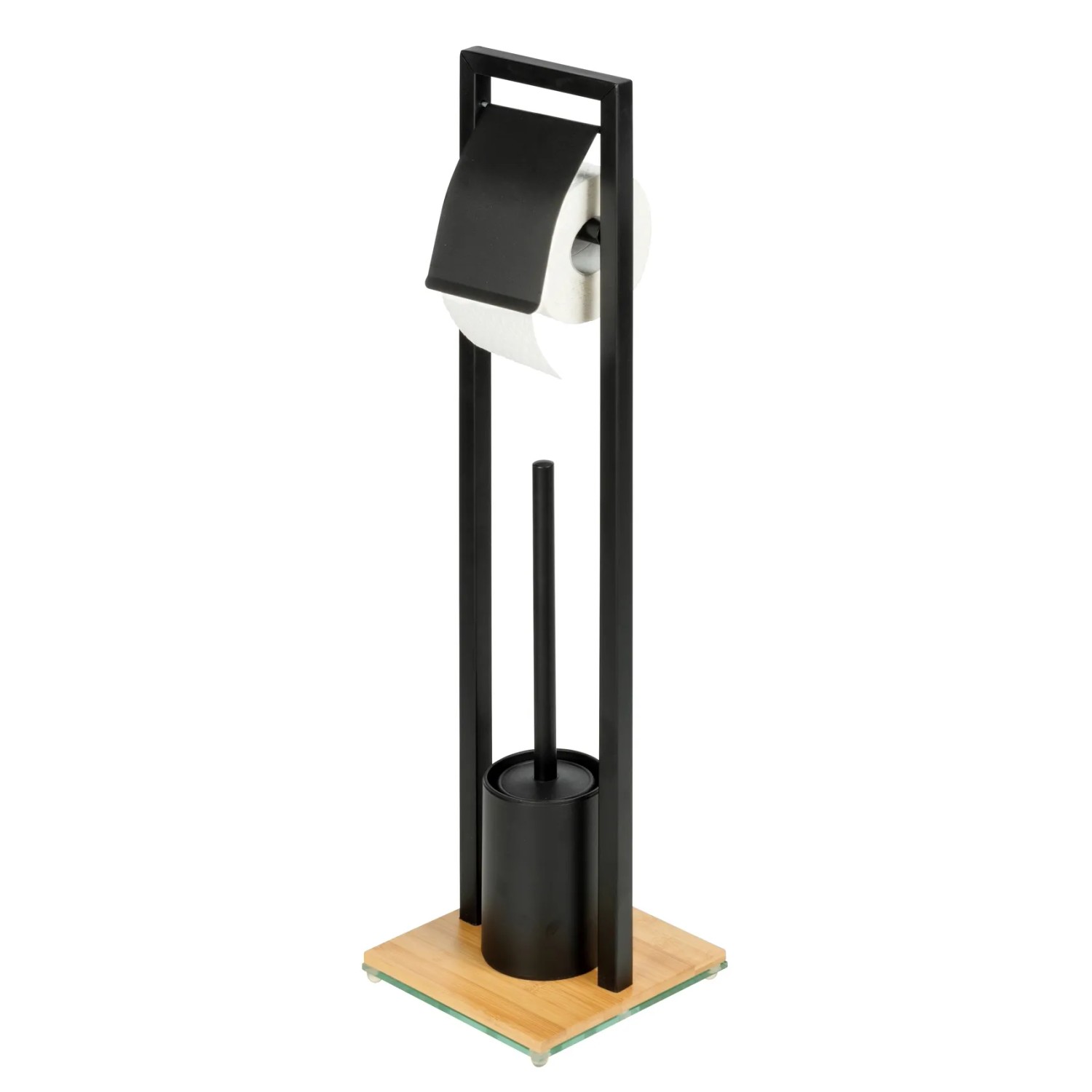WENKO Stand WC-Garnitur Bambusa Bambus 18 x 72,5 x 18 cm kaufen bei OBI