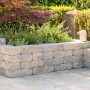 Diephaus Mauerstein Collo Muschelkalk als Gartenmauer mit Bepflanzung, 30x20x10 cm.