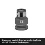 Einhell Bit-Adapter für 1/2 Zoll Werkzeug, Teil des KFZ Impact Stecknuss Bit Sets.