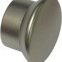 Gardinia Endstück Europa, silber-satin, für 19 mm Stangen. Zubehör für Stilgarnituren.