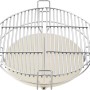 Grillrost-Set für Kamado Grill Marwin M, Ø 39cm, Edelstahl, mit Keramikstein. Grillzubehör für mehr Ebenen.
