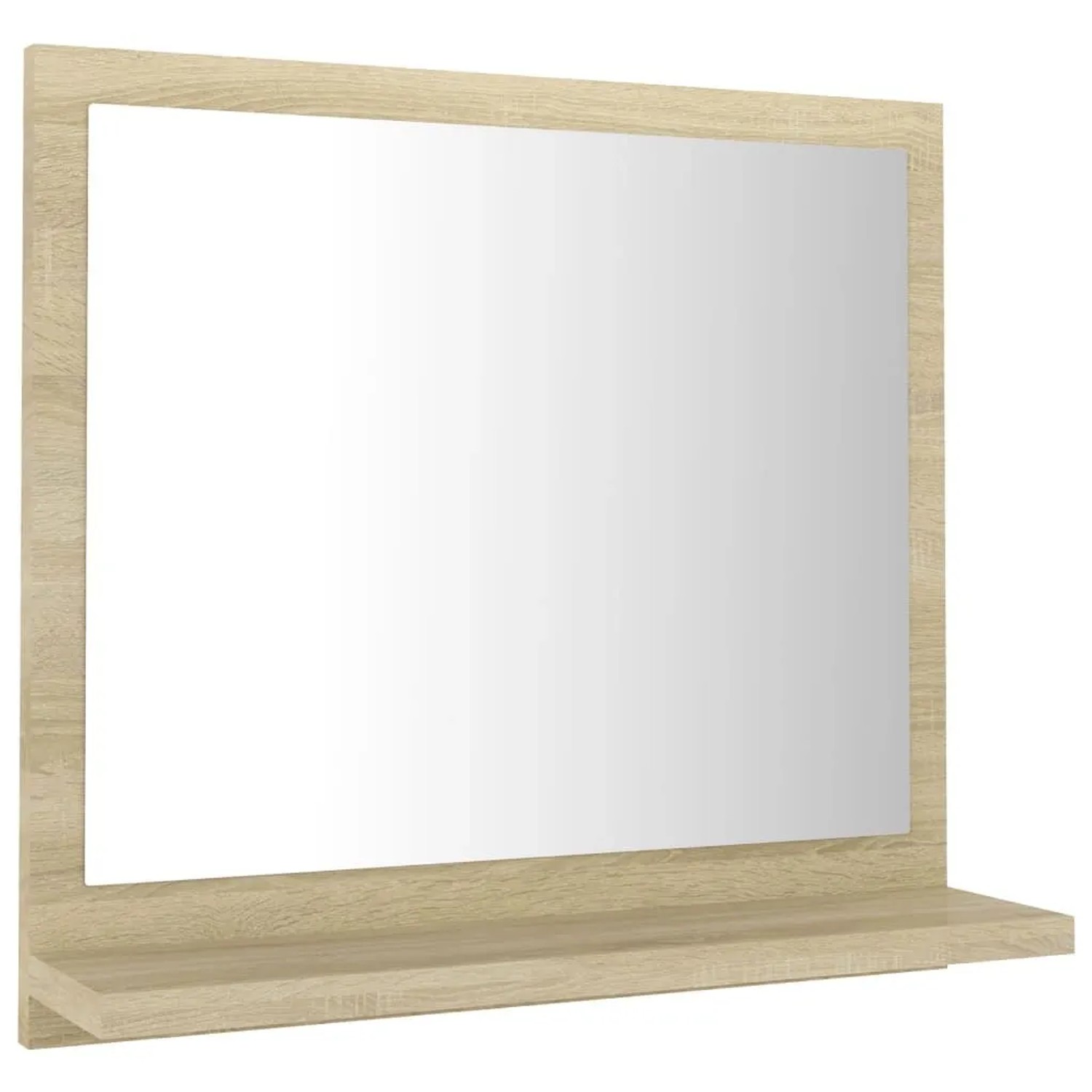 vidaXL Badspiegel Sonoma-Eiche 40x10,5x37 cm Holzwerkstoff 804556