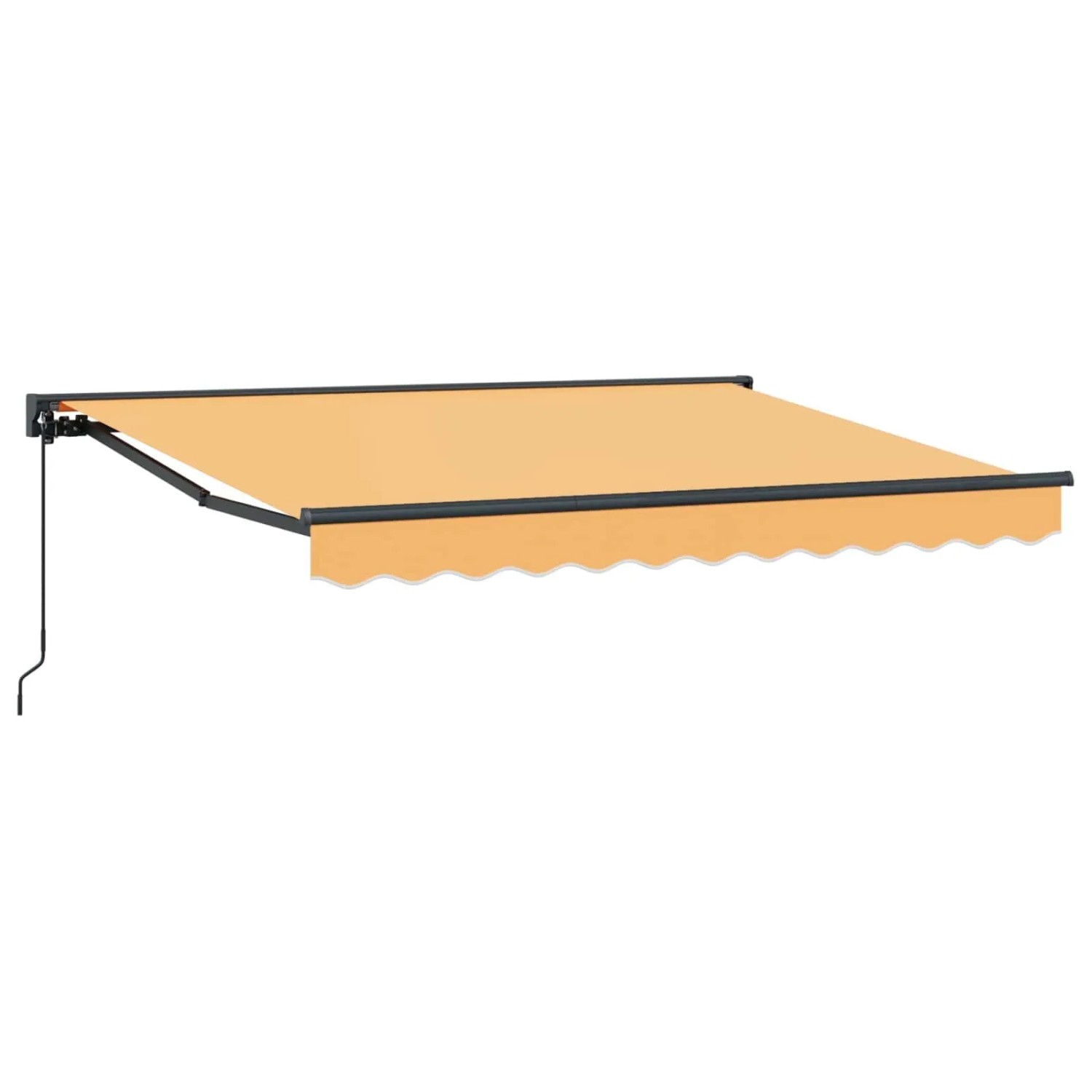 vidaXL Manuell Einziehbare Markise Sand 4,5 x 3,5 m 3426295