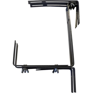 Siena Garden Blumenkastenhalter Gigant, anthrazit, verstellbarer Halter für Geländer und Mauern.