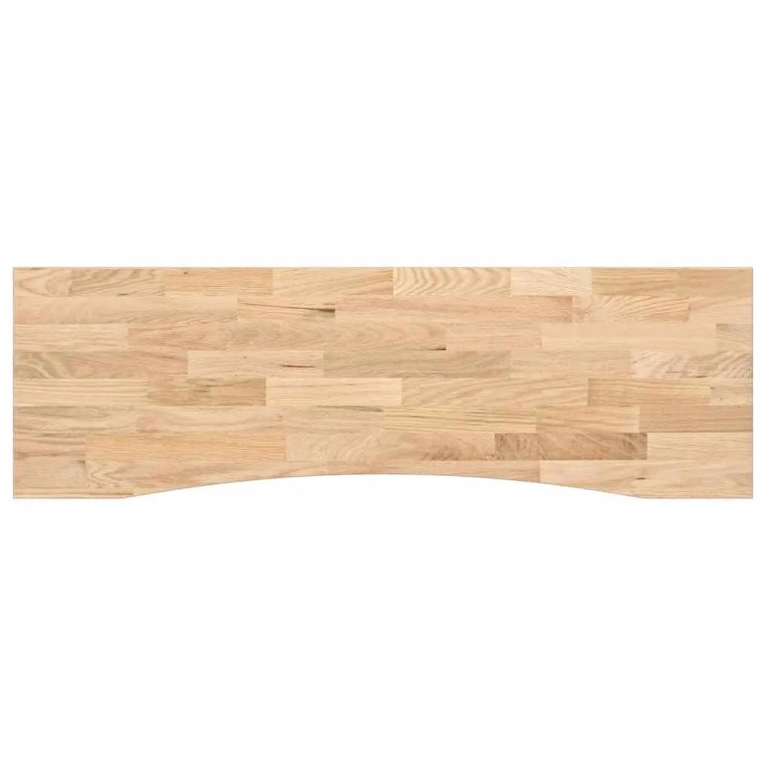 vidaXL Schreibtischplatte Unbehandelt 160x50x2,5 cm Massivholz Eiche 4009011