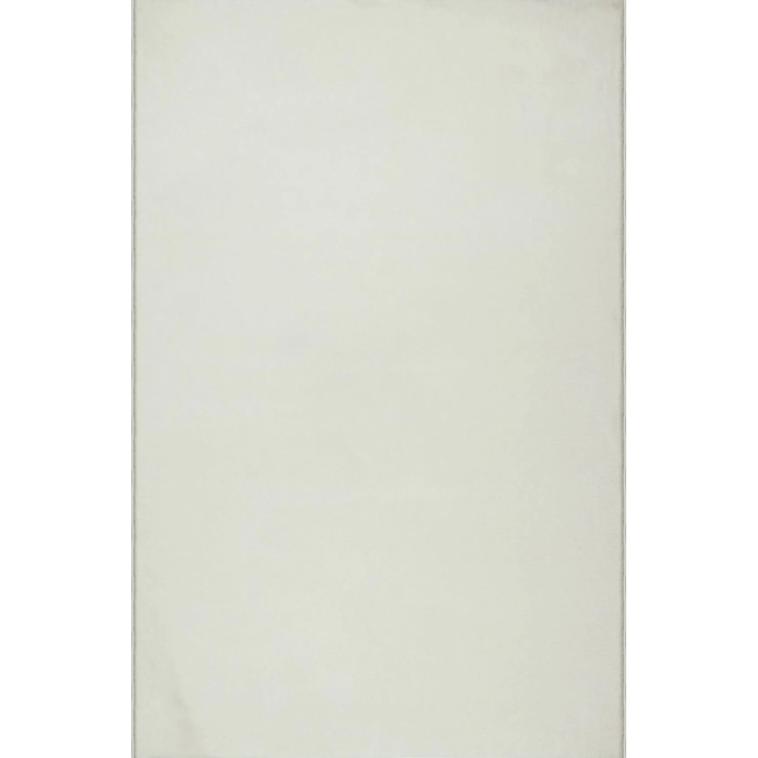 Beiger Floornovo Kurzflor Teppich, einfarbig, 140x70 cm. Schlicht und modern.